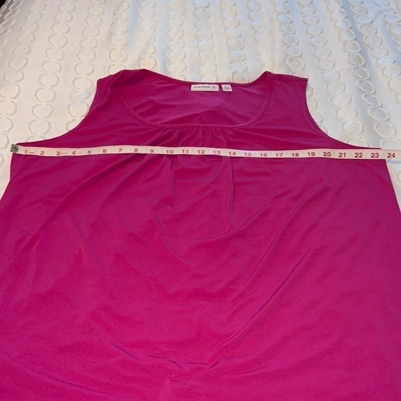 WOMENS Susan Graver Liquid Knit 1x Tank - Picture 4 of 5